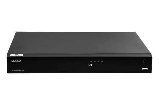 Grabador de video en red Lorex 4K de 16 canales y 3 TB con detección de movimiento inteligente, control de voz y funciones de fusión
