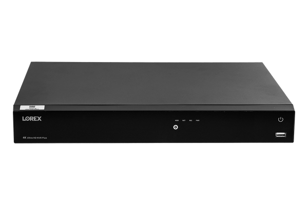 Grabador de video en red Lorex 4K de 16 canales y 3 TB con detección de movimiento inteligente, control de voz y funciones de fusión