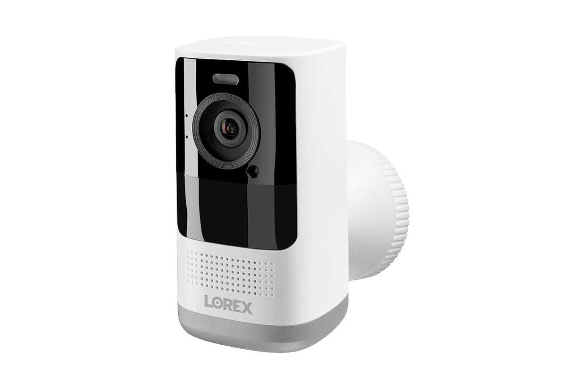 Lorex Smart Home Security Center with Two 2K Battery Cameras and Range Extender